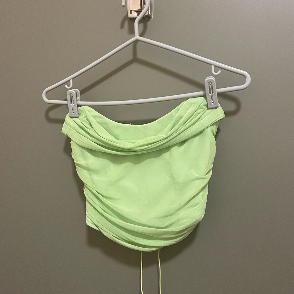 Light Green Corset Top
